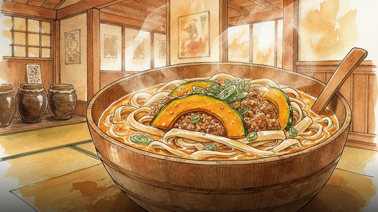 濃厚な豆乳たんたんほうとうを、実際に食べ比べてみた | 手打ちほうとうと発幸料理の店 元祖へっころ谷
